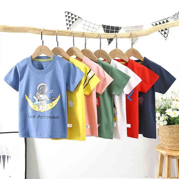 2021 summer new cotton short sleeve t-shirt baby half sleeve bottom shirt boys and girls' korean round neck children's wear, Blue
2021 summer new cotton short sleeve t-shirt baby half sleeve bottom shirt boys and girls' korean round neck children's wear, Blue