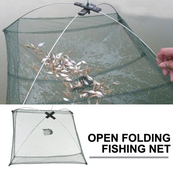 portable folded fishing net automatic trap cast dip cage for fish shrimp minnow crayfish crab accessories
portable folded fishing net automatic trap cast dip cage for fish shrimp minnow crayfish crab accessories