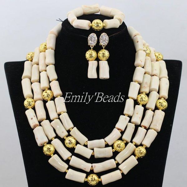 earrings & necklace 2021 stylish cream white african coral beads set bridal jewelry latest cj498, Silver
earrings & necklace 2021 stylish cream white african coral beads set bridal jewelry latest cj498, Silver