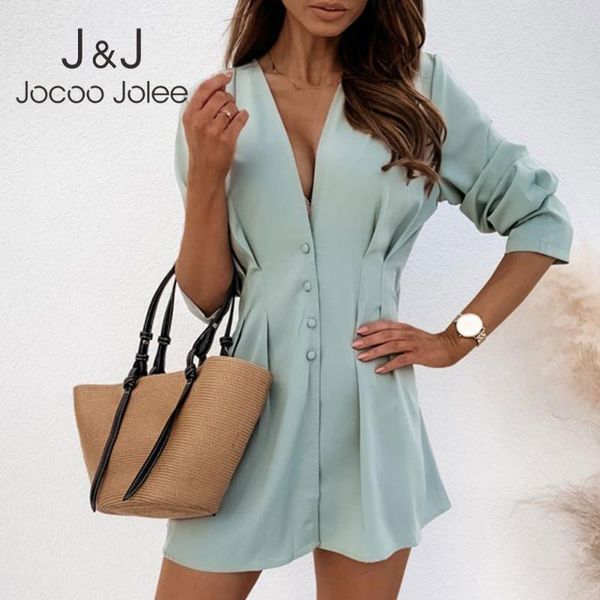 casual dresses jocoo jolee europe vintage office lady dress autumn long sleeve v neck button a line harajuku solid slim mini shirt, Black;gray
casual dresses jocoo jolee europe vintage office lady dress autumn long sleeve v neck button a line harajuku solid slim mini shirt, Black;gray