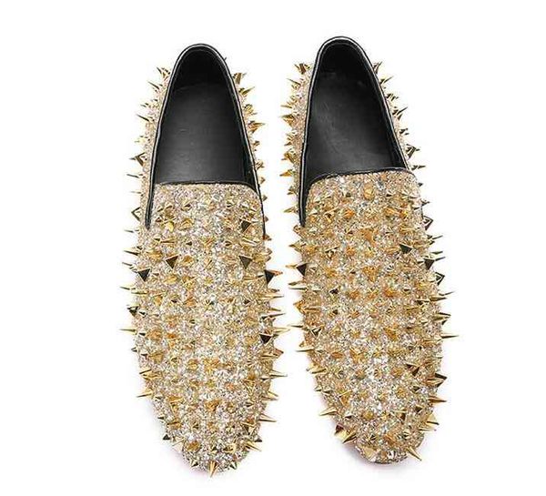 gold glitter promotion shoes men fashion skewers moccasins slip on sizes large picks rivet flat loafer size 38-46, Black
gold glitter promotion shoes men fashion skewers moccasins slip on sizes large picks rivet flat loafer size 38-46, Black