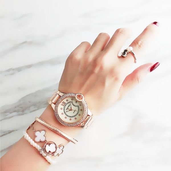 wristwatches contn 2021 crystal women watches fashion woman quartz watch female stainless steel wristwatch montres femme, Slivery;brown
wristwatches contn 2021 crystal women watches fashion woman quartz watch female stainless steel wristwatch montres femme, Slivery;brown