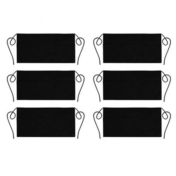 pack 3 pockets cotton waitress waist apron, server aprons - professional kitchen restaurant half apron
pack 3 pockets cotton waitress waist apron, server aprons - professional kitchen restaurant half apron