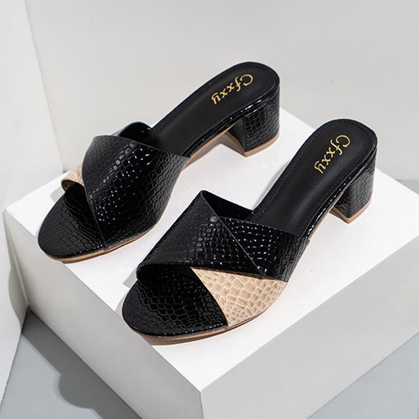 sandals women's sandals in square heels, mixed colors, casual summer shoes, high women's t05b, Black
sandals women's sandals in square heels, mixed colors, casual summer shoes, high women's t05b, Black
