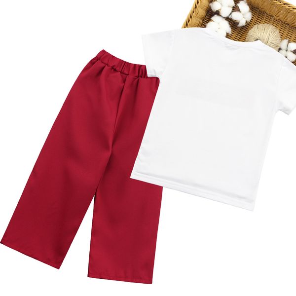 kids summer clothes girls letter tshirt + pants girls sport outfits patchwork outfits for girls casual style kid clothes, White
kids summer clothes girls letter tshirt + pants girls sport outfits patchwork outfits for girls casual style kid clothes, White