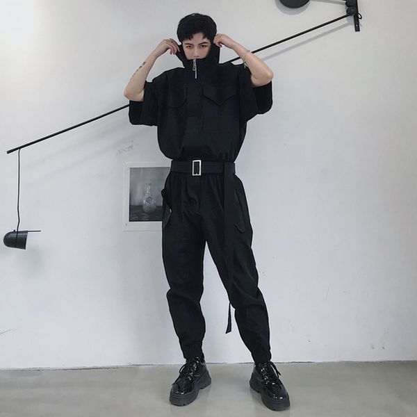 pant retro short suit hip hop one-piece job street hip-hop clothes wear men's leg nine-point pants kzr2, Black
pant retro short suit hip hop one-piece job street hip-hop clothes wear men's leg nine-point pants kzr2, Black