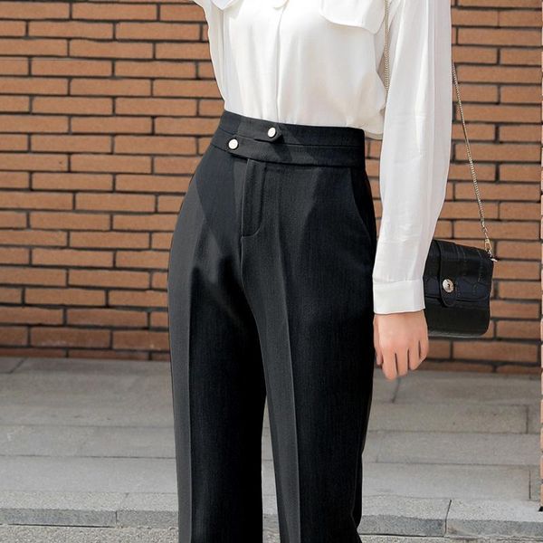 flared pants women's high waist slim quarter in spring 2021 small summer micro suit thin & capris, Black;white
flared pants women's high waist slim quarter in spring 2021 small summer micro suit thin & capris, Black;white