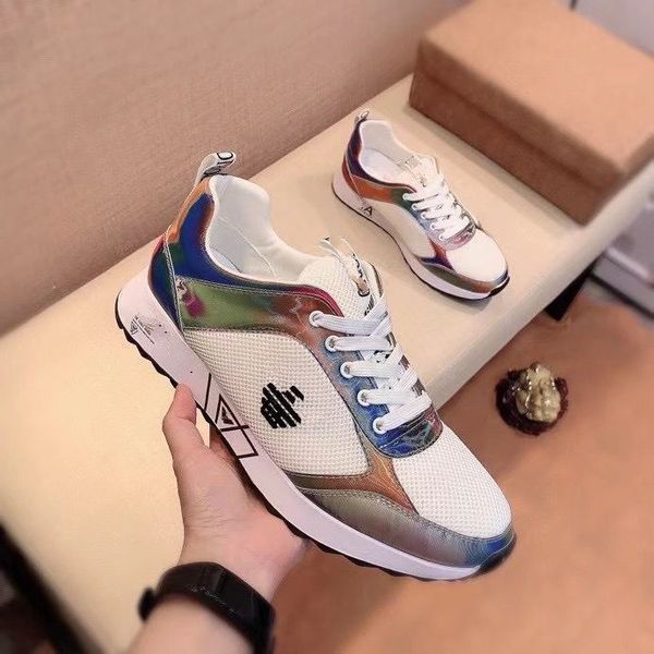 run away designer high-quality luxury lace-up sneakers brand men casual size 38-45 model mkj0002, Red;white
run away designer high-quality luxury lace-up sneakers brand men casual size 38-45 model mkj0002, Red;white