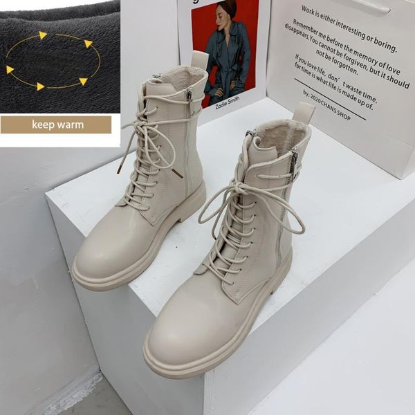 fashion white boots women srpring autumn leather ankle lace up ladies chunky heel platform shoes female 2021, Black
fashion white boots women srpring autumn leather ankle lace up ladies chunky heel platform shoes female 2021, Black