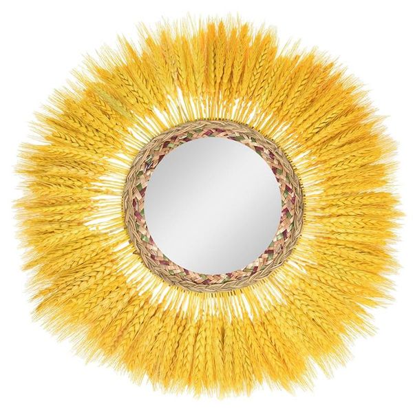 tapestries hanging wall mirror boho handmade rattan fringe wheat round dressing for entryway bedroom living room decor
tapestries hanging wall mirror boho handmade rattan fringe wheat round dressing for entryway bedroom living room decor
