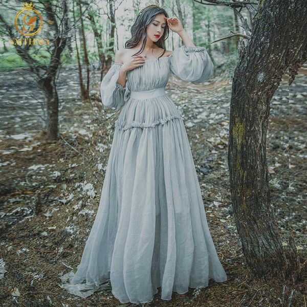 casual dresses 2021 arrival spring off shoulder maxi women boho beach sunes for party vestidos cf11, Black;gray 
casual dresses 2021 arrival spring off shoulder maxi women boho beach sunes for party vestidos cf11, Black;gray