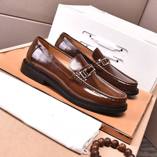 fashion men slip on night club casual loafers men's brand business flats genuine leather wedding party dress shoes size 38-44, Black
fashion men slip on night club casual loafers men's brand business flats genuine leather wedding party dress shoes size 38-44, Black