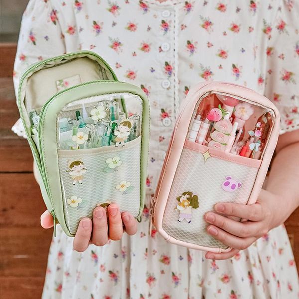 cosmetic bags & cases large pencil case japanese style student multi-layer supplies stationery kawaii school pen pencils pouch 337
cosmetic bags & cases large pencil case japanese style student multi-layer supplies stationery kawaii school pen pencils pouch 337
