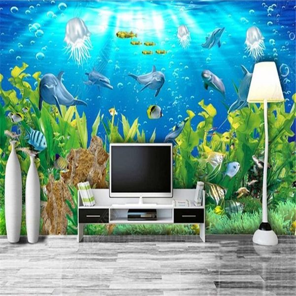 po murals wallpaper 3d underwater world of dolphin living room tv safa background wall paper home decor papel de parede wallpapers
po murals wallpaper 3d underwater world of dolphin living room tv safa background wall paper home decor papel de parede wallpapers