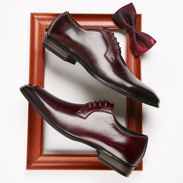 dress shoes 2021 first layer cowhide business formal men's genuine leather office gentleman lace-up oxfords, Black
dress shoes 2021 first layer cowhide business formal men's genuine leather office gentleman lace-up oxfords, Black