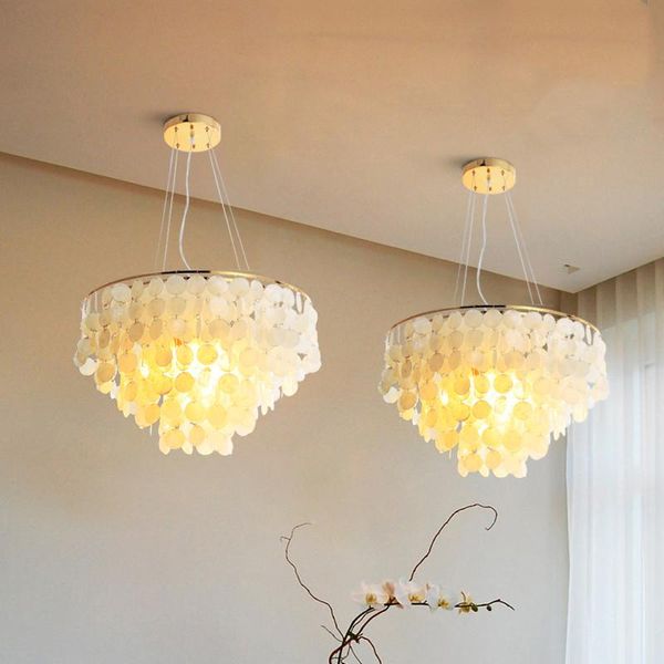 pendant lamps nordic shell mediterranean creative led multi-layer and lanterns restaurant bedroom aisle boy girl princess room
pendant lamps nordic shell mediterranean creative led multi-layer and lanterns restaurant bedroom aisle boy girl princess room