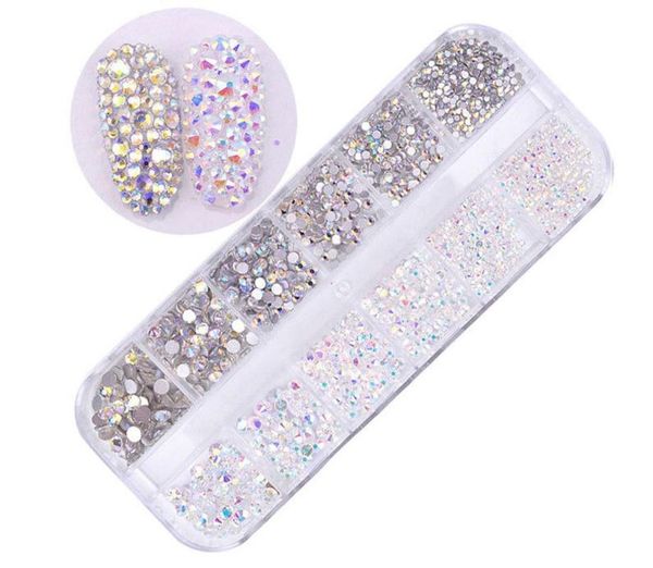(201) 6 nail art rhinestones crystal flatback round glass gems with rhinestone 1440pcs 12box/set diamond decorations, Silver;gold
(201) 6 nail art rhinestones crystal flatback round glass gems with rhinestone 1440pcs 12box/set diamond decorations, Silver;gold