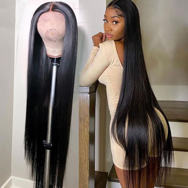 lace wigs long hair wig 30 36 inch bone straight front brazilian pre plucked human for women 4x4 closure, Black;brown
lace wigs long hair wig 30 36 inch bone straight front brazilian pre plucked human for women 4x4 closure, Black;brown