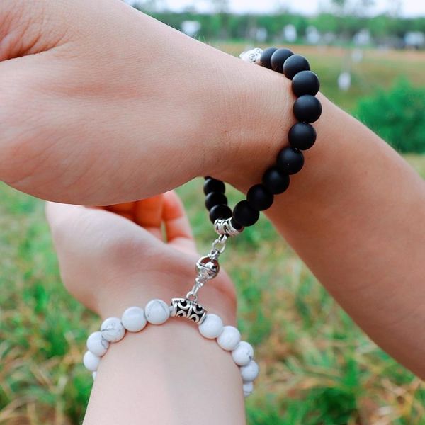 earrings & necklace 2pcs/set magnet bracelet couple vintage matching braslet stone distance paired braclet lovers jewelry valentine's d, Silver
earrings & necklace 2pcs/set magnet bracelet couple vintage matching braslet stone distance paired braclet lovers jewelry valentine's d, Silver