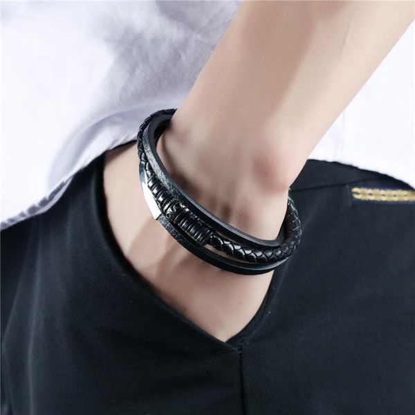 magnetic buckle european american fashion ysm b377 jewelry 2021 trend stainless steel black men bracelet diy weave pu leather charm bracelet, Golden;silver
magnetic buckle european american fashion ysm b377 jewelry 2021 trend stainless steel black men bracelet diy weave pu leather charm bracelet, Golden;silver