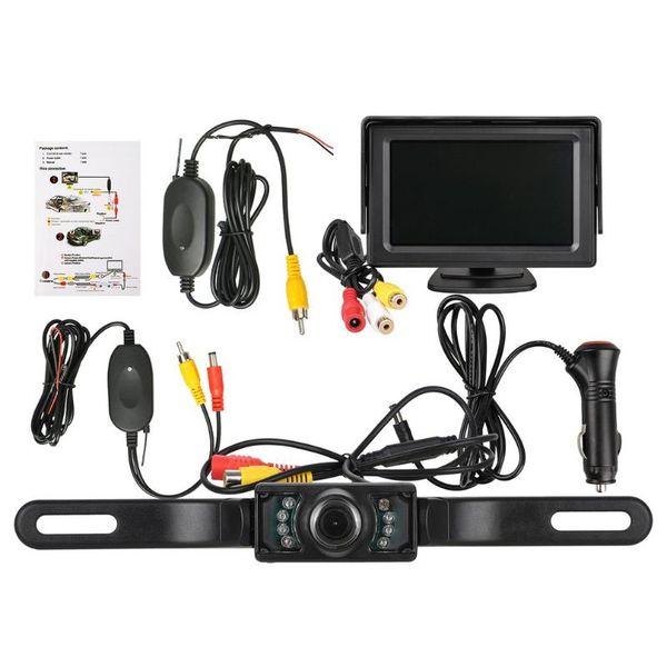 car video 170 ° wireless 4.3'' lcd monitor rear view reverse system accessories backup camera kit for car/truck/van/pickup/camp
car video 170 ° wireless 4.3'' lcd monitor rear view reverse system accessories backup camera kit for car/truck/van/pickup/camp