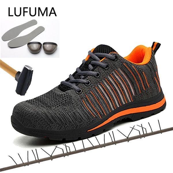 men work shoes breathable deodorant mesh safety shoes steel head steel bottom anti-smashing anti-slip protective shoes 210923, Black
men work shoes breathable deodorant mesh safety shoes steel head steel bottom anti-smashing anti-slip protective shoes 210923, Black