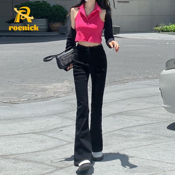 women's jeans roenick women flare korean fashion retro slim denim straight trousers female all-match y2k mom boot cut full length, Blue
women's jeans roenick women flare korean fashion retro slim denim straight trousers female all-match y2k mom boot cut full length, Blue