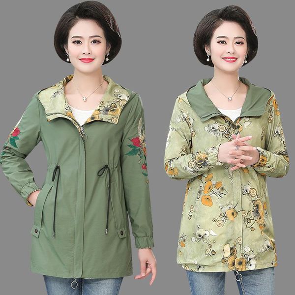 women's jackets women jacket two side wear female autumn emboridery coat plus size hooded windbreak zipper coats pocket, Black;brown
women's jackets women jacket two side wear female autumn emboridery coat plus size hooded windbreak zipper coats pocket, Black;brown