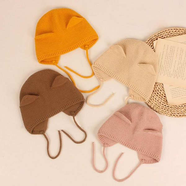 caps & hats autumn winter baby hat with ear crochet kids girl boy bonnet solid color knitted protection children toddler beanie cap, Yellow
caps & hats autumn winter baby hat with ear crochet kids girl boy bonnet solid color knitted protection children toddler beanie cap, Yellow