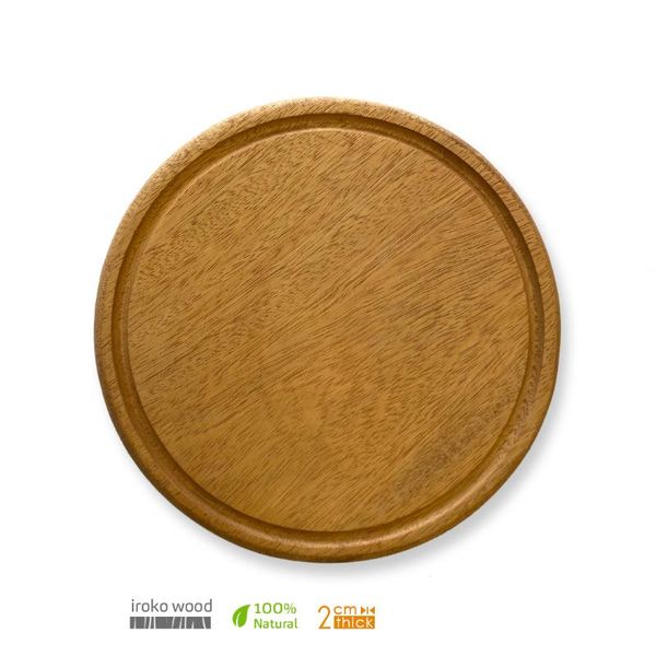 wooden round cutting board serving plate iroko wood presentation tray breakfast sushi snack bread dessert cake pizza steak dishes & plates
wooden round cutting board serving plate iroko wood presentation tray breakfast sushi snack bread dessert cake pizza steak dishes & plates