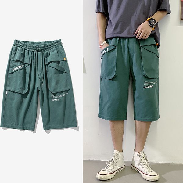 2021 men streetwear cargo shorts summer hip hop shorts men joggers sweatshorts knee length short pants, Black
2021 men streetwear cargo shorts summer hip hop shorts men joggers sweatshorts knee length short pants, Black