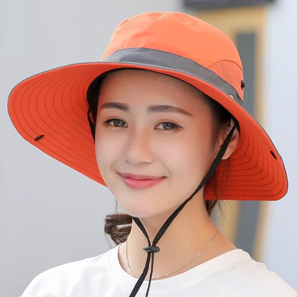 cloches summer mesh sun hats wide brim women breathable sunhat outdoor uv protection bucket fishing, Blue;gray
cloches summer mesh sun hats wide brim women breathable sunhat outdoor uv protection bucket fishing, Blue;gray
