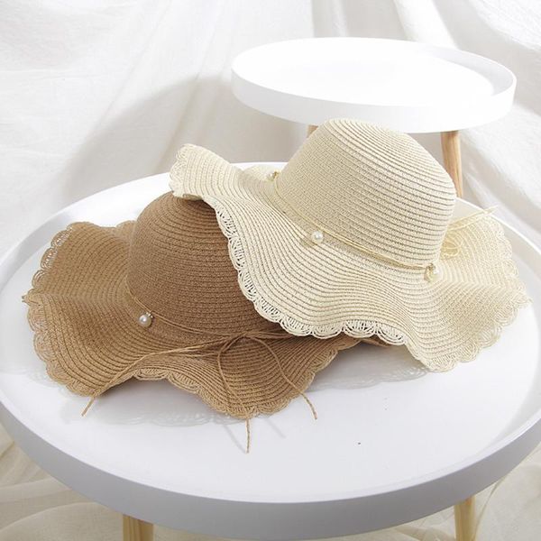 caps & hats summer wave pearl big bow straw hat pure colour breathable uv protection cap with lace beach holiday panama, Yellow
caps & hats summer wave pearl big bow straw hat pure colour breathable uv protection cap with lace beach holiday panama, Yellow