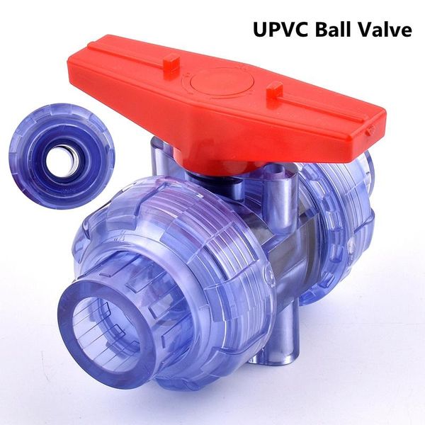 1pc 20 25 32 40 50 63mm i.d pvc clear ball valve union transparent pipe irrigation fittings tube connector for aquarium watering equipments
1pc 20 25 32 40 50 63mm i.d pvc clear ball valve union transparent pipe irrigation fittings tube connector for aquarium watering equipments