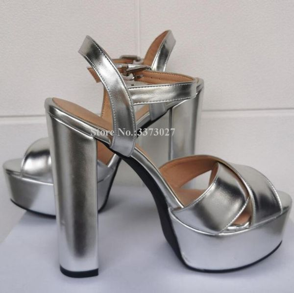 lady silver leather chunky heel sandals shoes fashion peep toe concise style platform women real pos dress heels, Black
lady silver leather chunky heel sandals shoes fashion peep toe concise style platform women real pos dress heels, Black