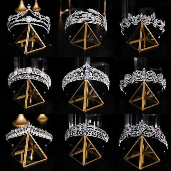 hair clips & barrettes baroque luxury geometric crystal bridal tiaras cubic zircon crown rhinestone pageant diadem headpieces wedding access, Golden;silver
hair clips & barrettes baroque luxury geometric crystal bridal tiaras cubic zircon crown rhinestone pageant diadem headpieces wedding access, Golden;silver