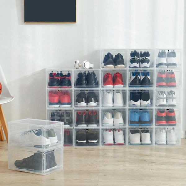clamshell stackable dustproof shoes storage container display box organizer clothing & wardrobe
clamshell stackable dustproof shoes storage container display box organizer clothing & wardrobe