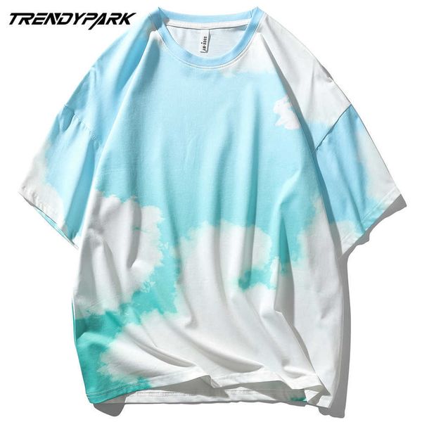men's hip hop polyester t-shirt quick dry bkue sky clouds print t shirt summer short sleeve harajuku cotton tshirt 210601, White;black
men's hip hop polyester t-shirt quick dry bkue sky clouds print t shirt summer short sleeve harajuku cotton tshirt 210601, White;black