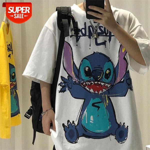hong kong style short-sleeved t-shirt male ins tide brand trend cartoon fat large size loose half-sleeved summer #y17s, White;black
hong kong style short-sleeved t-shirt male ins tide brand trend cartoon fat large size loose half-sleeved summer #y17s, White;black