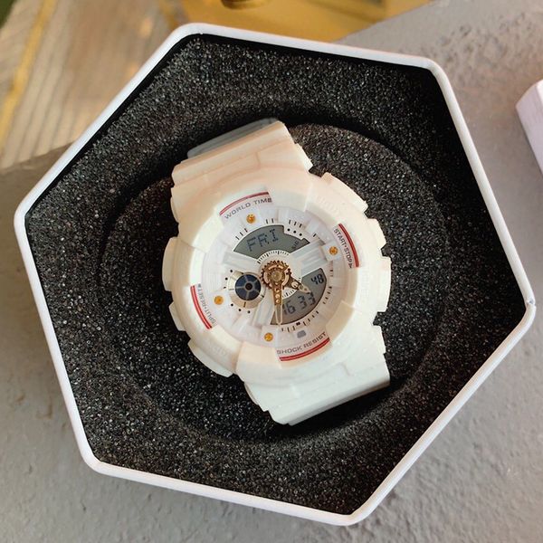 led sports watch baby-g fashion dial large area texture metal color designer men and women outdoor shockproof luminous diving tour (gift box, Slivery;brown
led sports watch baby-g fashion dial large area texture metal color designer men and women outdoor shockproof luminous diving tour (gift box, Slivery;brown
