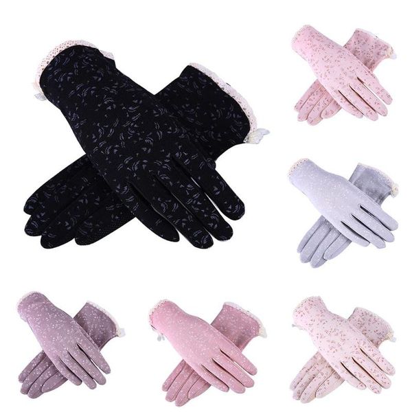 five fingers gloves floral women breathable anti skid sun protection touch screen anti-skid summer outdoor, Blue;gray
five fingers gloves floral women breathable anti skid sun protection touch screen anti-skid summer outdoor, Blue;gray
