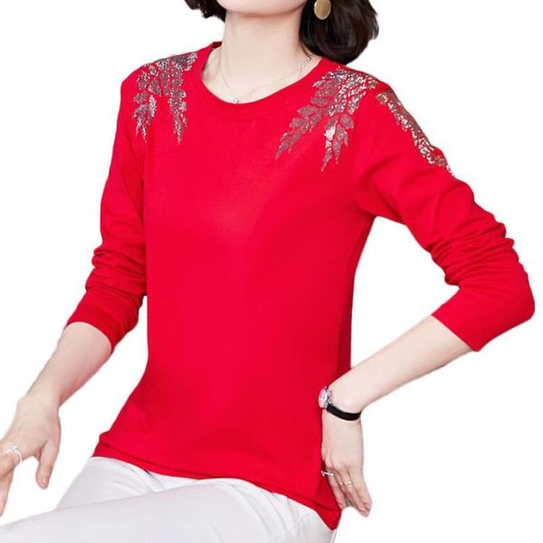 long sleeve fashion diamonds women blouses korean casual blouse shirts 2021 plus size camisas mujer -4xl women's, White
long sleeve fashion diamonds women blouses korean casual blouse shirts 2021 plus size camisas mujer -4xl women's, White