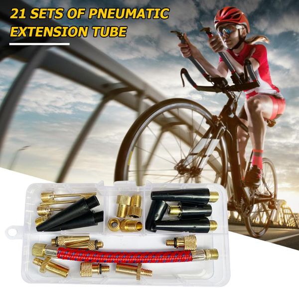 bike pumps 21pcs tube air hose adapter kits bicycle tire inflatable repair tools outdoor anti-resistance repairing elements
bike pumps 21pcs tube air hose adapter kits bicycle tire inflatable repair tools outdoor anti-resistance repairing elements