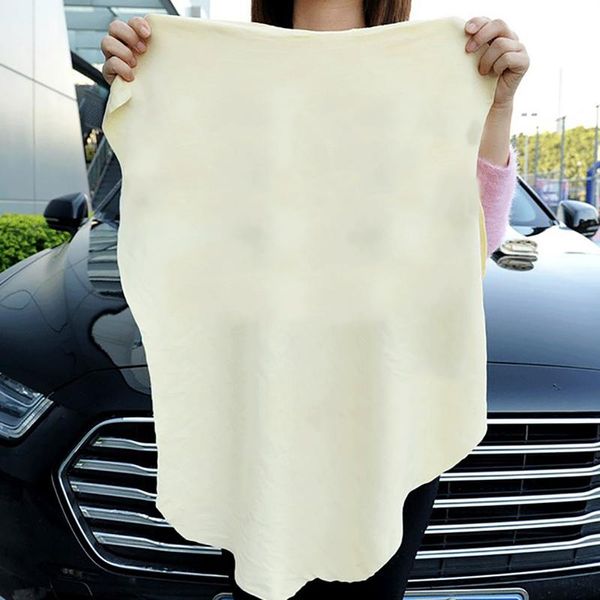 

car sponge natural chamois leather washing towels super absorbent home window glass drying cleaning cloth quick dry wash towel