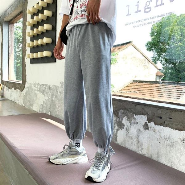 japanese fashion brand drawstring sports pants men's summer thin all-match leggings fashionable loose korean style nine-point, Black
japanese fashion brand drawstring sports pants men's summer thin all-match leggings fashionable loose korean style nine-point, Black