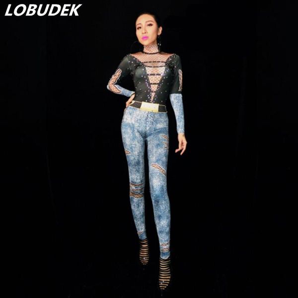 women's jumpsuits & rompers nightclub bright rhinestones jean stage female costumes dancer prom show jumpsuit with crystal performance, Black;white
women's jumpsuits & rompers nightclub bright rhinestones jean stage female costumes dancer prom show jumpsuit with crystal performance, Black;white