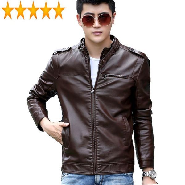 men's jackets brand men autumn 2021 europe fashion moto jacket faux sheepskin leather plus size coat wd0162, Black;brown
men's jackets brand men autumn 2021 europe fashion moto jacket faux sheepskin leather plus size coat wd0162, Black;brown