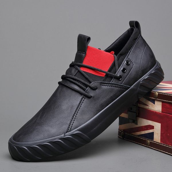 brand new men leather casual shoes man spring autumn designer fashion lace-up leisure flat shoes cool loafers, Black
brand new men leather casual shoes man spring autumn designer fashion lace-up leisure flat shoes cool loafers, Black