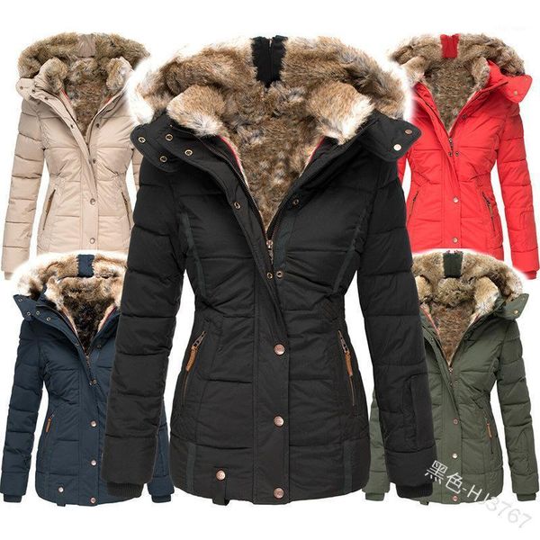 women's down & parkas women winter coat pakas fur collar long sleeve warm slim solid color hood casual jackets, Black
women's down & parkas women winter coat pakas fur collar long sleeve warm slim solid color hood casual jackets, Black