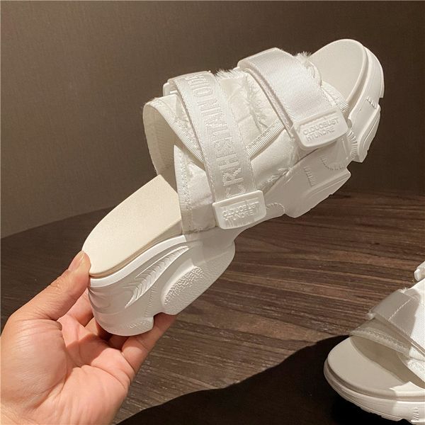 slippers sandals baotou sandals women's 2021 new thick soled leisure sports style d father sandals women's summer shoes~ zly zly, Black
slippers sandals baotou sandals women's 2021 new thick soled leisure sports style d father sandals women's summer shoes~ zly zly, Black
